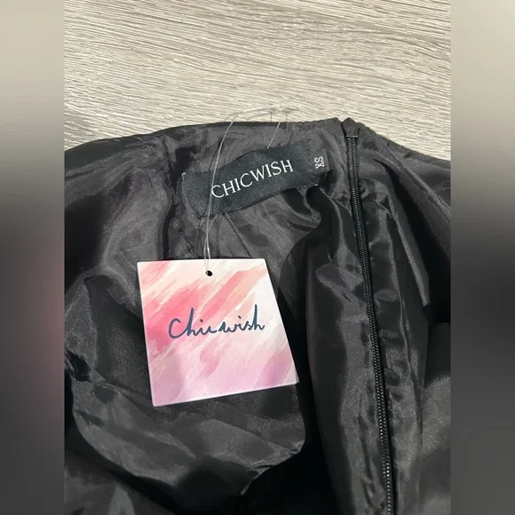 NWT CHICWISH GORGEOUS ROSE JACQUARD SLEEVELESS MIDI DRESS - Picture 11 of 13